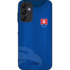 Coque Samsung Galaxy A15 - Silicone rigide noir Maillot de football Slovaquie