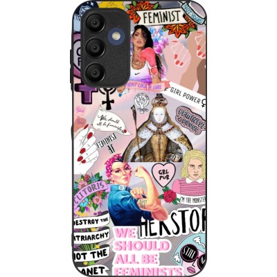 Coque Samsung Galaxy A15 - Silicone rigide noir Girl Power Collage