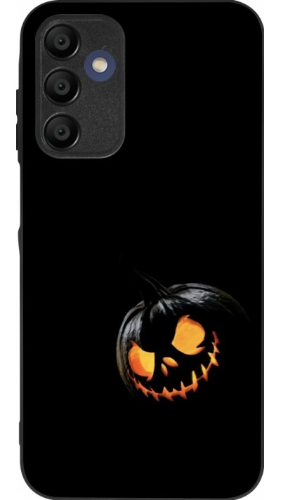 Coque Samsung Galaxy A15 - Silicone rigide noir Halloween 2023 discreet pumpkin