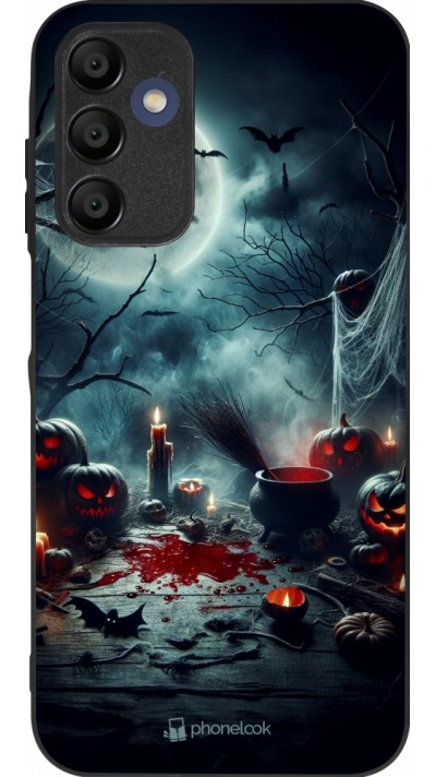 Coque Samsung Galaxy A15 - Silicone rigide noir Halloween 2024 Dark Moon