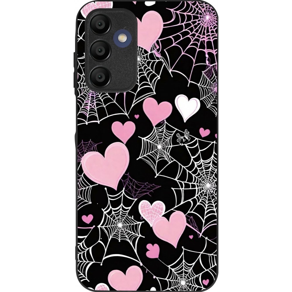 Coque Samsung Galaxy A15 - Silicone rigide noir Halloween 2024 girly