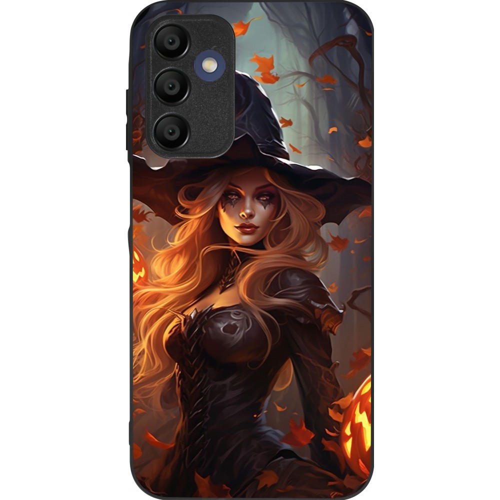 Coque Samsung Galaxy A15 - Silicone rigide noir Halloween 2024 sexy witch