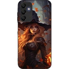 Coque Samsung Galaxy A15 - Silicone rigide noir Halloween 2024 sexy witch