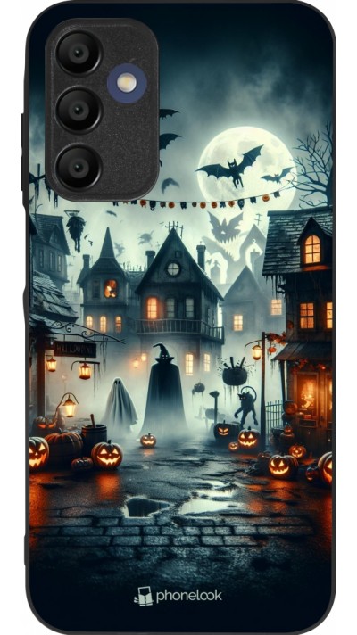 Coque Samsung Galaxy A15 - Silicone rigide noir Halloween Spookville