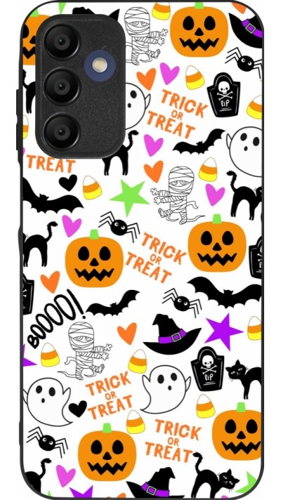 Coque Samsung Galaxy A15 - Silicone rigide noir Halloween 2024 trick or treat