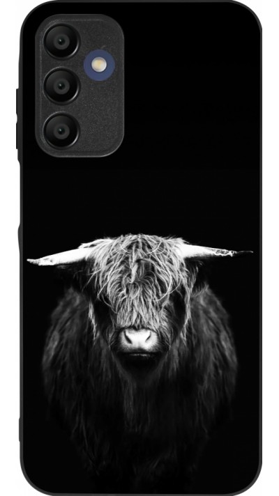 Coque Samsung Galaxy A15 - Silicone rigide noir Highland calf black