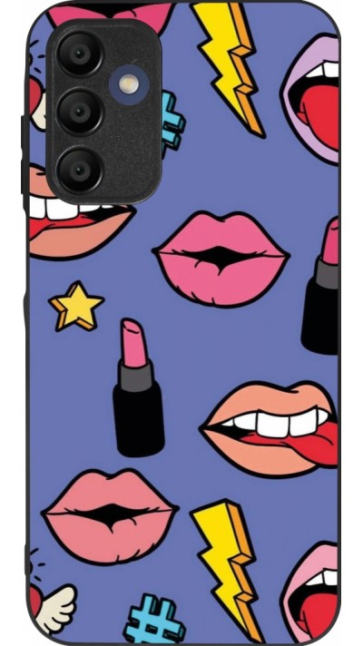 Coque Samsung Galaxy A15 - Silicone rigide noir Lips and lipgloss