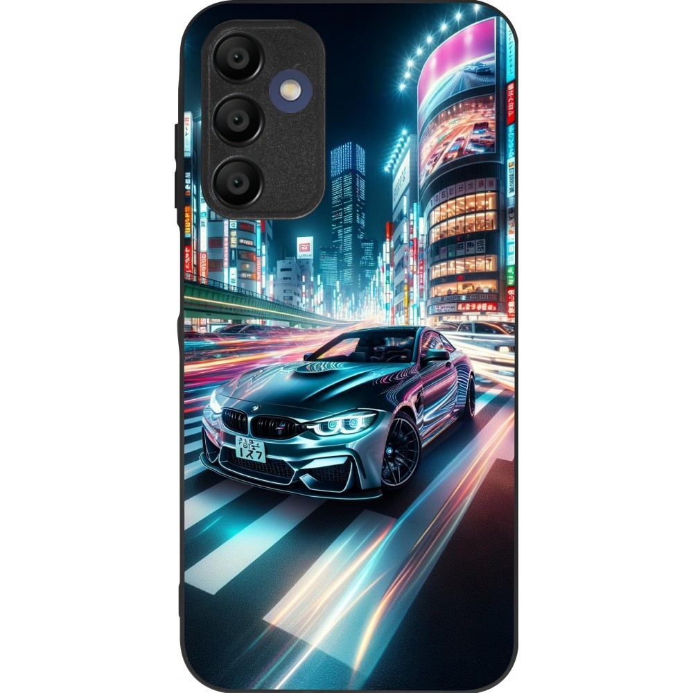 Coque Samsung Galaxy A15 - Silicone rigide noir BMW M4 Tokyo Night