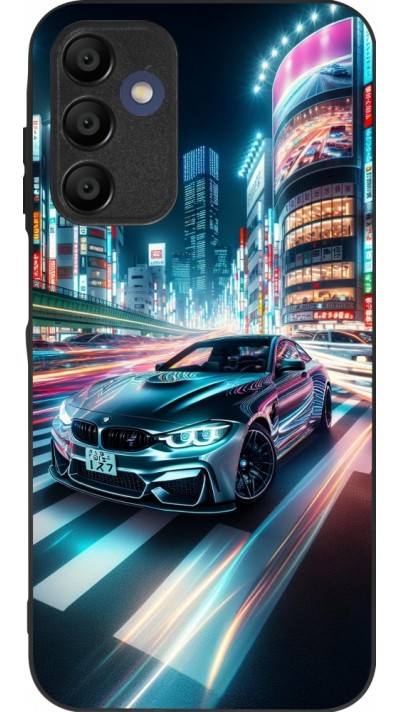 Coque Samsung Galaxy A15 - Silicone rigide noir BMW M4 Tokyo Night