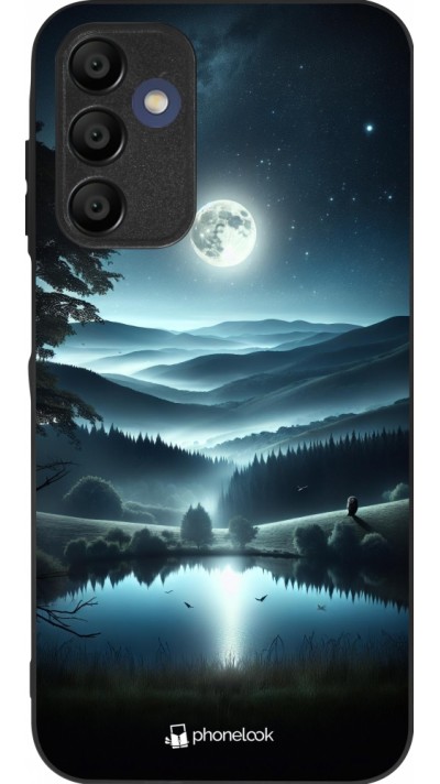 Coque Samsung Galaxy A15 - Silicone rigide noir Night Sky View