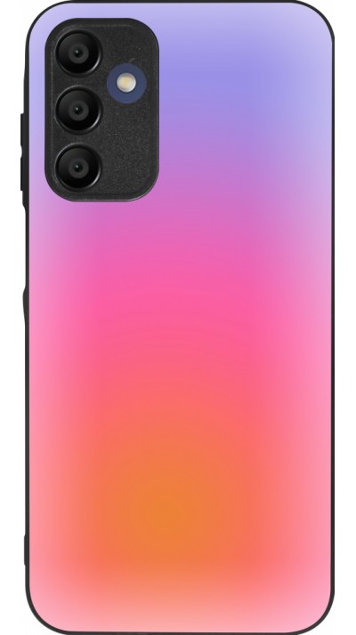 Coque Samsung Galaxy A15 - Silicone rigide noir Orange Pink Blue Gradient