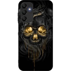 Coque Samsung Galaxy A15 - Silicone rigide noir Skull 02