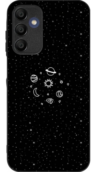 Coque Samsung Galaxy A15 - Silicone rigide noir Space Doodle