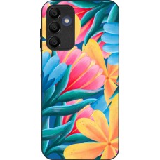 Coque Samsung Galaxy A15 - Silicone rigide noir Spring 23 colorful flowers