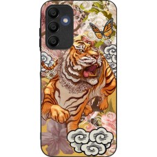 Coque Samsung Galaxy A15 - Silicone rigide noir Spring 23 japanese tiger