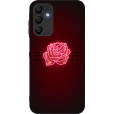 Coque Samsung Galaxy A15 - Silicone rigide noir Spring 23 neon rose