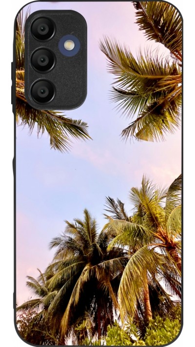 Coque Samsung Galaxy A15 - Silicone rigide noir Summer 2023 palm tree vibe