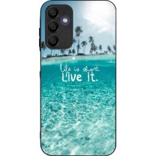 Coque Samsung Galaxy A15 - Silicone rigide noir Summer 18 24