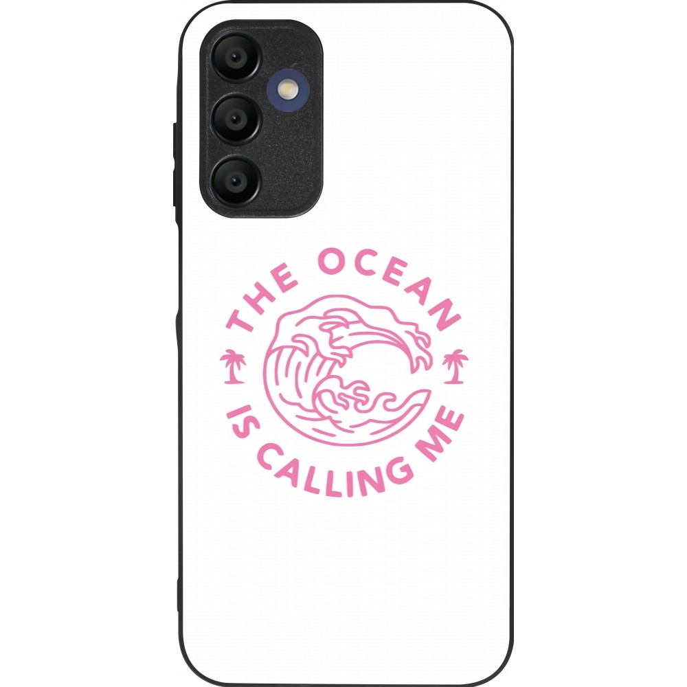 Coque Samsung Galaxy A15 - Silicone rigide noir The Ocean is calling me