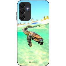 Coque Samsung Galaxy A15 - Silicone rigide noir Turtle Underwater