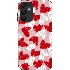 Coque Samsung Galaxy A15 - Silicone rigide noir Valentine 2024 with love heart