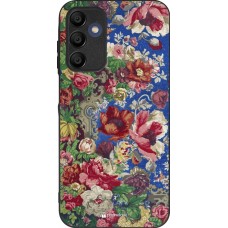 Coque Samsung Galaxy A15 - Silicone rigide noir Vintage Art Flowers