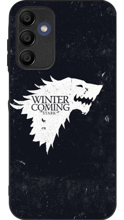 Coque Samsung Galaxy A15 - Silicone rigide noir Winter is coming Stark