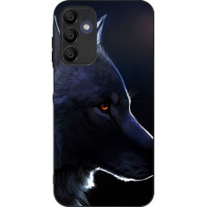 Coque Samsung Galaxy A15 - Silicone rigide noir Wolf Shape