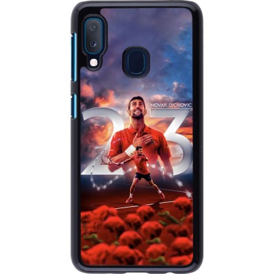 Coque Samsung Galaxy A20e - Djokovic 23 Grand Slam