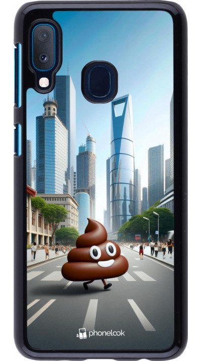 Coque Samsung Galaxy A20e - Emoji Caca walk