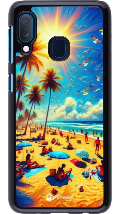 Coque Samsung Galaxy A20e - Été Paradis Paint