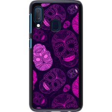 Coque Samsung Galaxy A20e - Halloween 2023 pink skulls