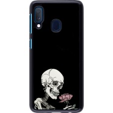 Coque Samsung Galaxy A20e - Halloween 2023 rose and skeleton