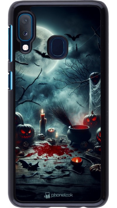 Coque Samsung Galaxy A20e - Halloween 2024 Dark Moon