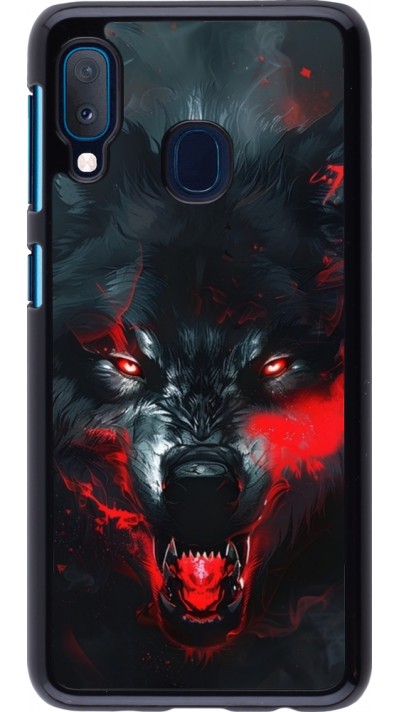 Coque Samsung Galaxy A20e - Halloween 2024 mad werewolf