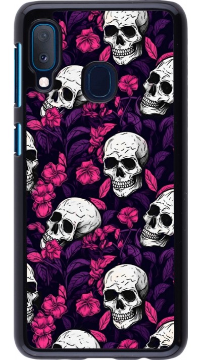 Coque Samsung Galaxy A20e - Halloween 2024 romantic skulls