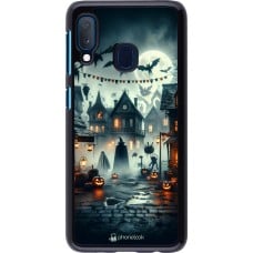 Coque Samsung Galaxy A20e - Halloween Spookville