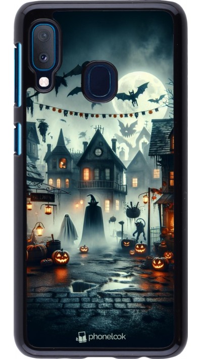 Coque Samsung Galaxy A20e - Halloween Spookville