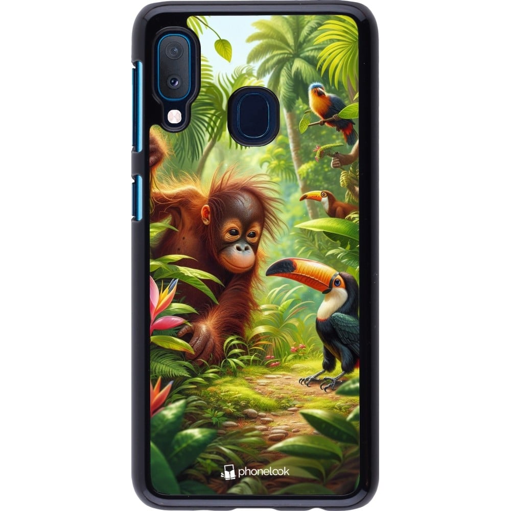 Coque Samsung Galaxy A20e - Jungle Tropicale Tayrona