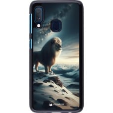 Coque Samsung Galaxy A20e - Le lion blanc