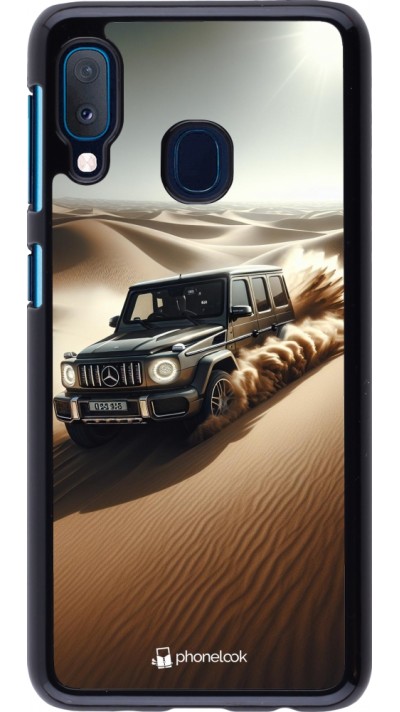 Coque Samsung Galaxy A20e - Mercedes G Drift Desert