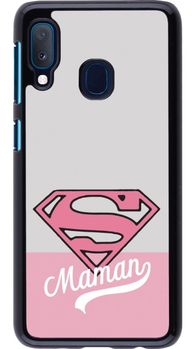 Coque Samsung Galaxy A20e - Mom 2024 Super hero maman