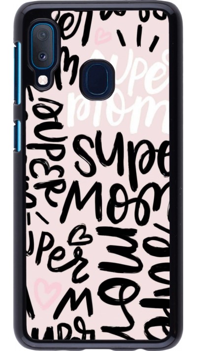 Coque Samsung Galaxy A20e - Mom 2024 Super mom