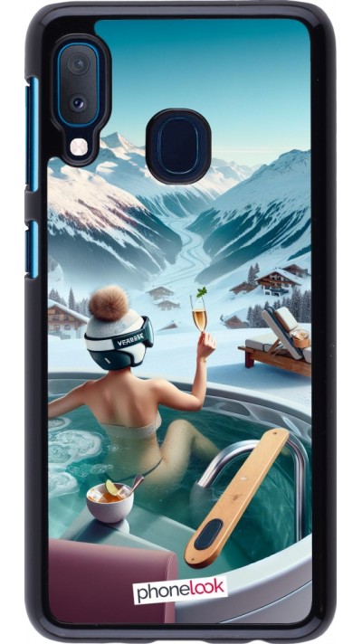 Coque Samsung Galaxy A20e - Montagne Glamour Jacuzzi