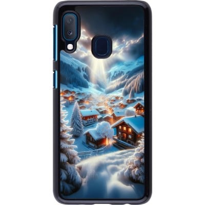 Coque Samsung Galaxy A20e - Mont Neige Lumière