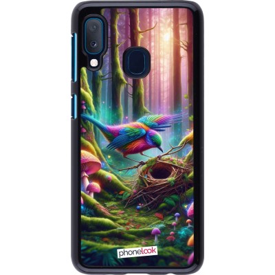 Coque Samsung Galaxy A20e - Oiseau Nid Forêt