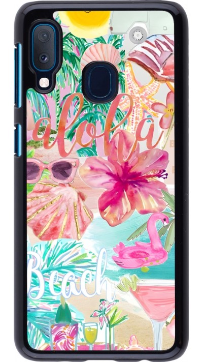 Coque Samsung Galaxy A20e - Preppy Collage Aloha