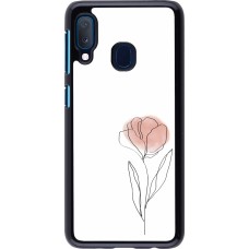 Samsung Galaxy A20e Case Hülle - Spring 23 minimalist flower