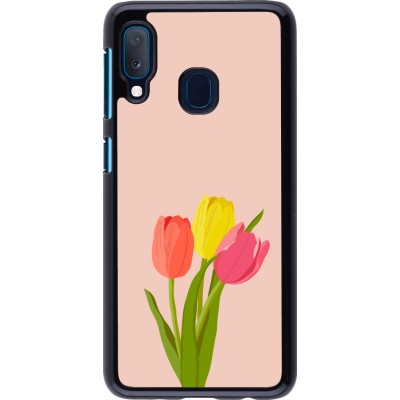 Coque Samsung Galaxy A20e - Spring 23 tulip trio