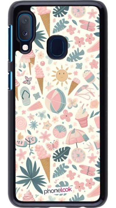 Coque Samsung Galaxy A20e - Summer Pink Pattern